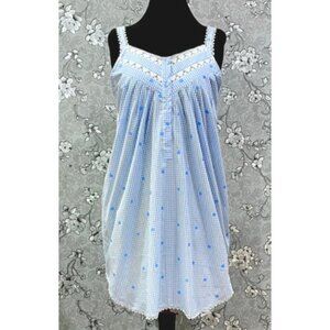 SoieRose 100% Cotton Victorian Nightgown with Floral Embroidery | SR-1241